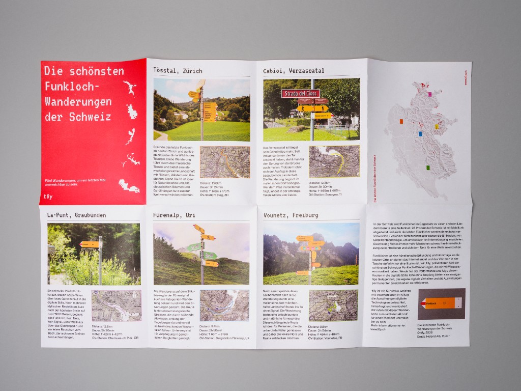 Funkloch-Wanderkarte